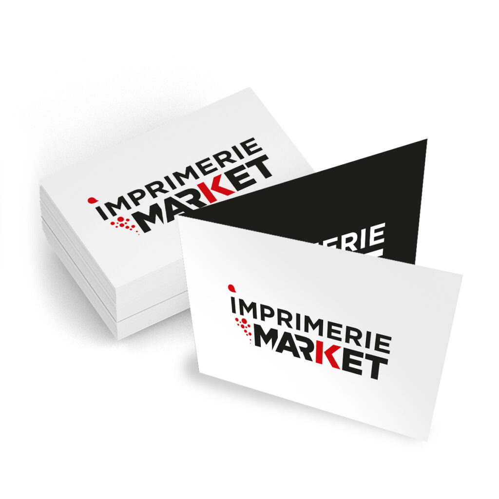 Carte de visite standard 4 faces pliable