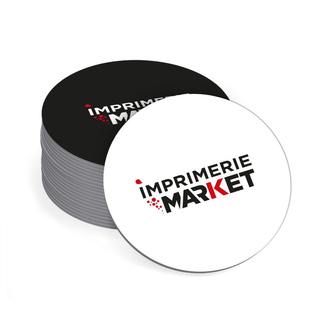 Carte de visite ronde