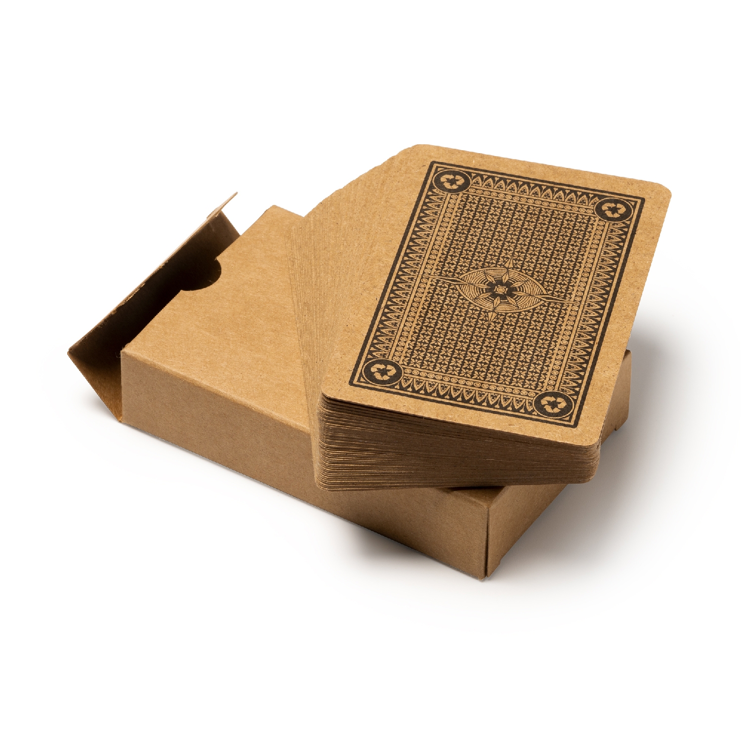 Jeu de cartes français en carton recyclé personnalisable