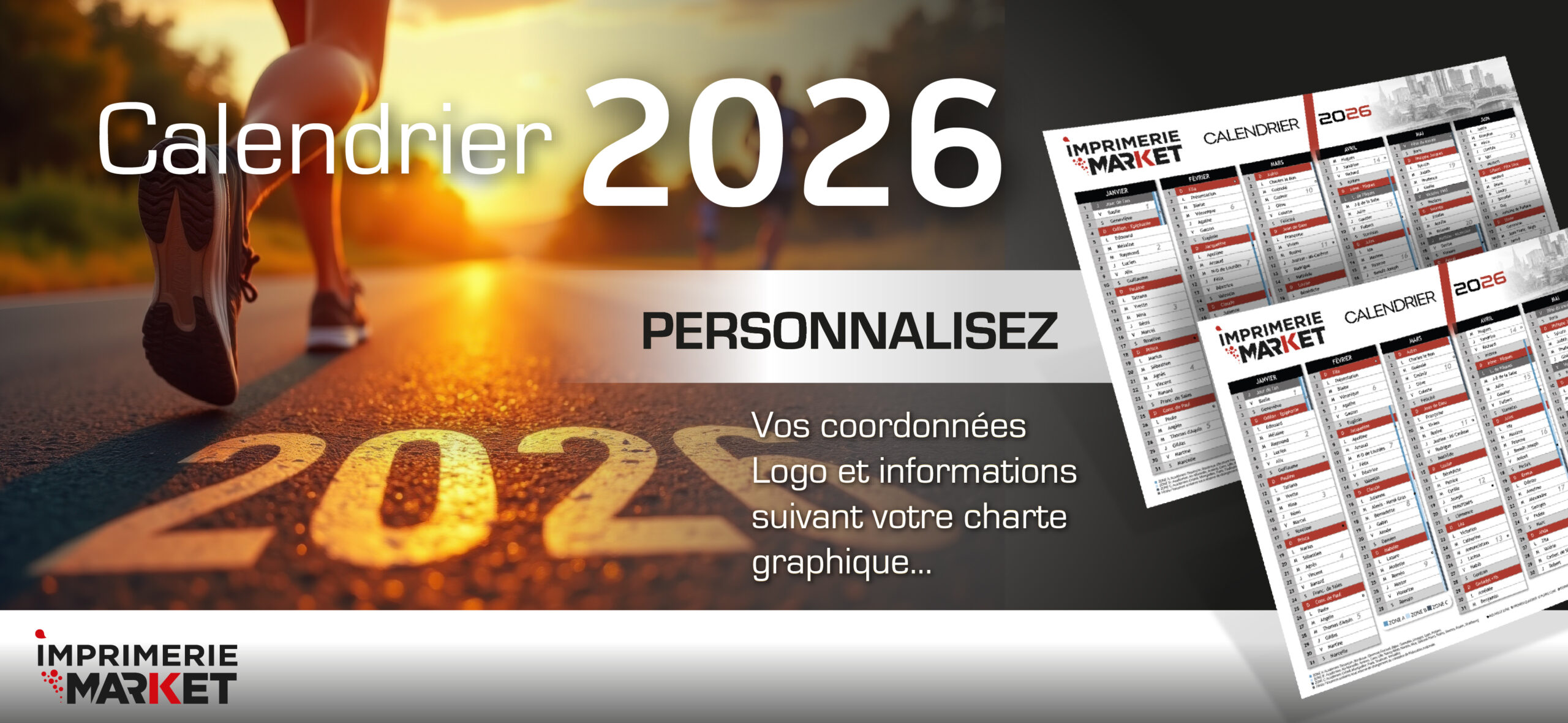 calendrier 2026 à personnaliser