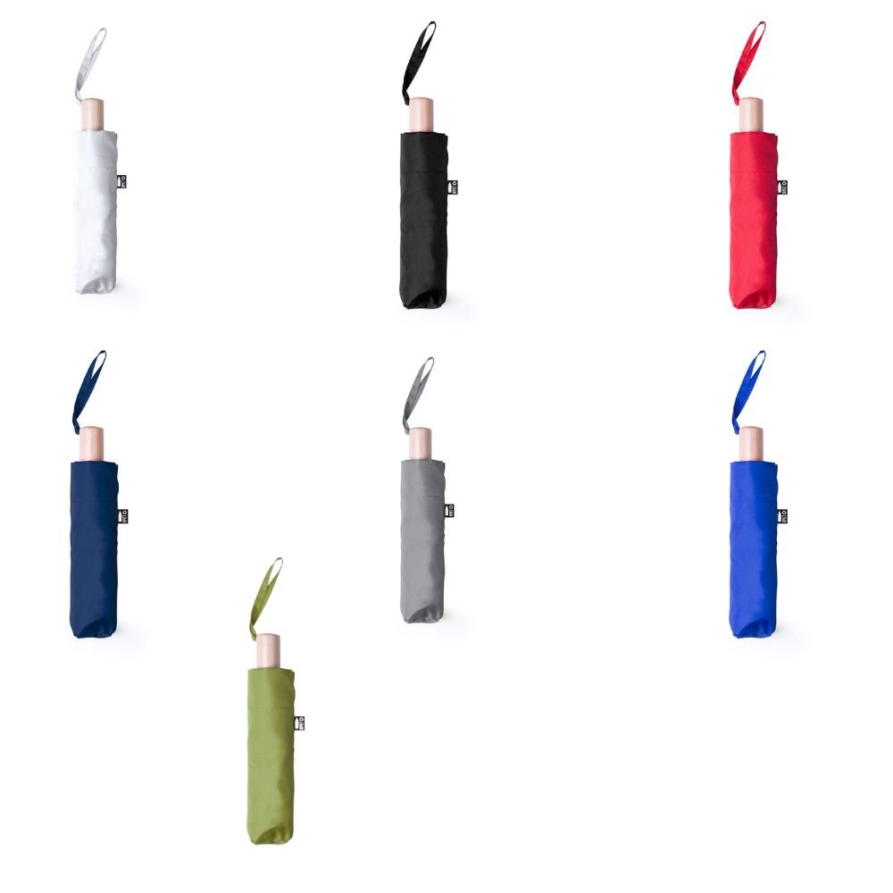 Parapluie pliable éco-friendly RPET – 95 cm – Antivent & personnalisable