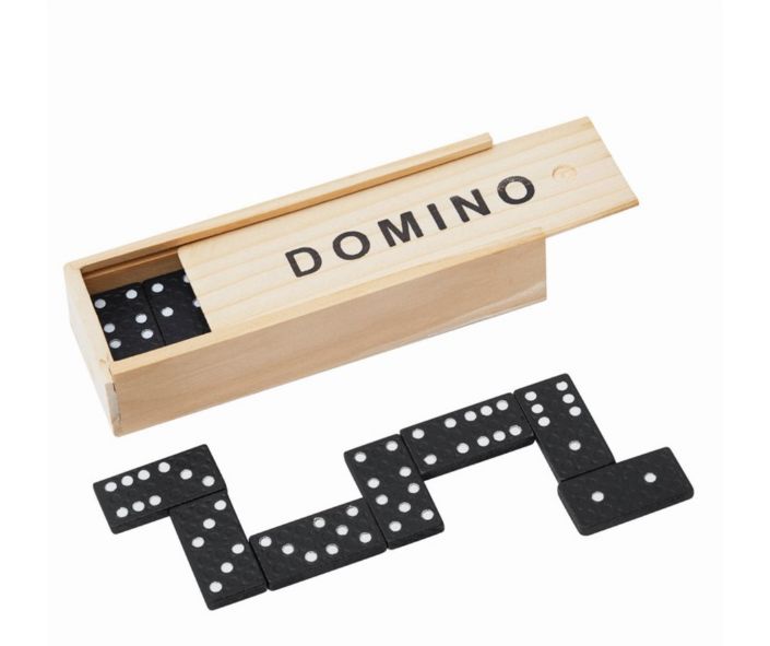 Jeu de Dominos en Bois Personnalisable – Gravure Laser