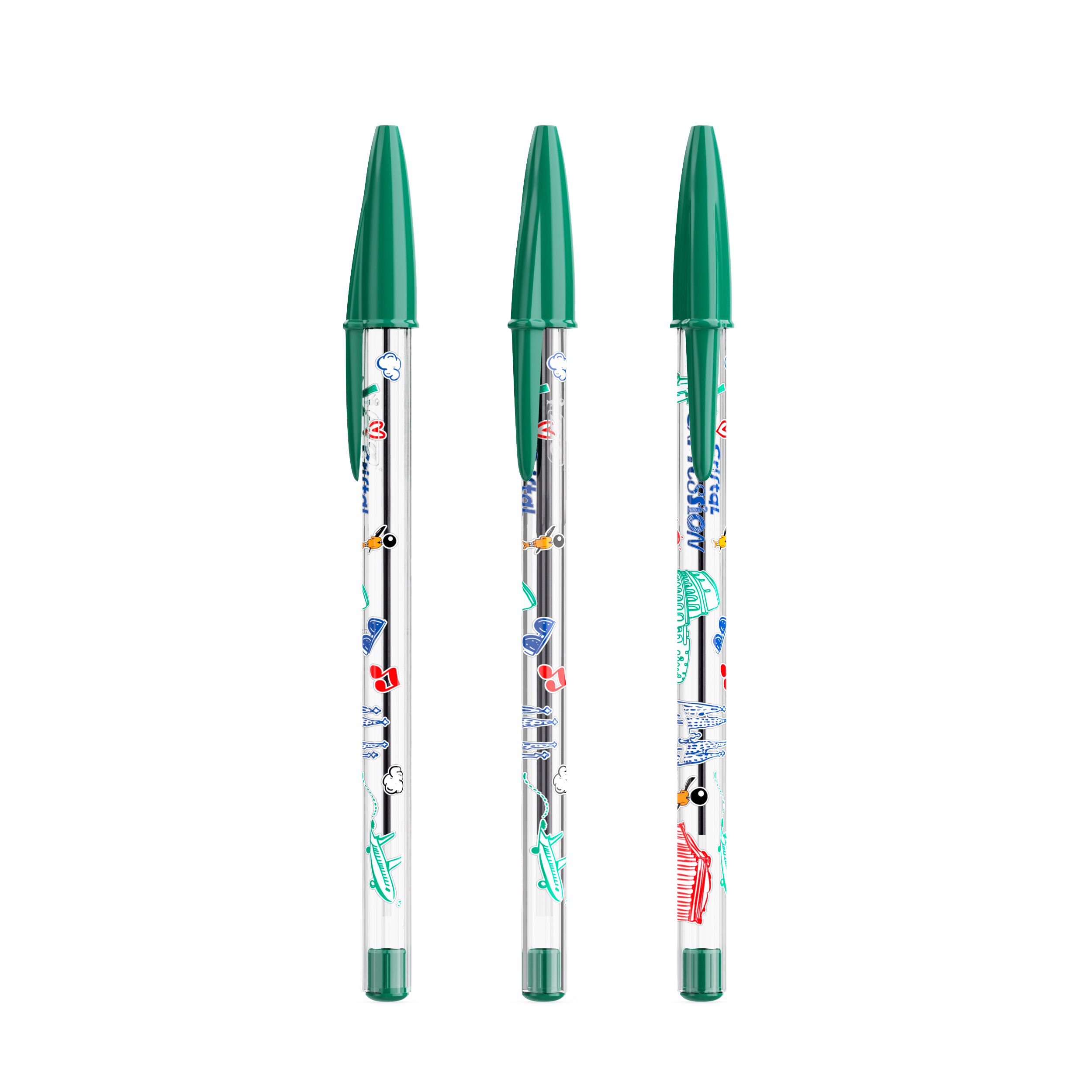 BIC® Cristal® Expression Vert – Stylo publicitaire personnalisé