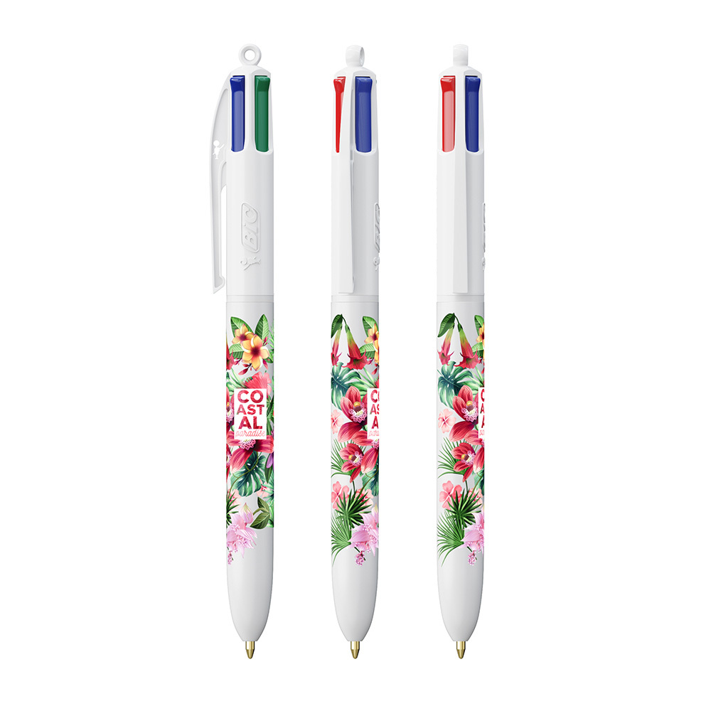 BIC® 4 Couleurs® – Stylo publicitaire personnalisable Full Colour