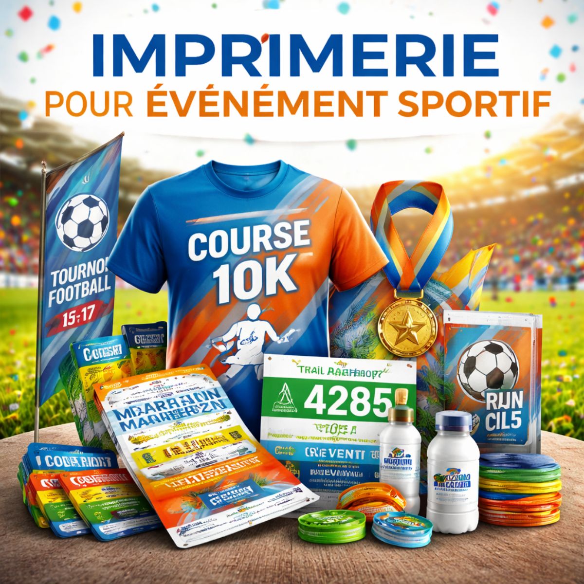 Imprimerie pour événement sportif : Le guide complet pour une visibilité maximale