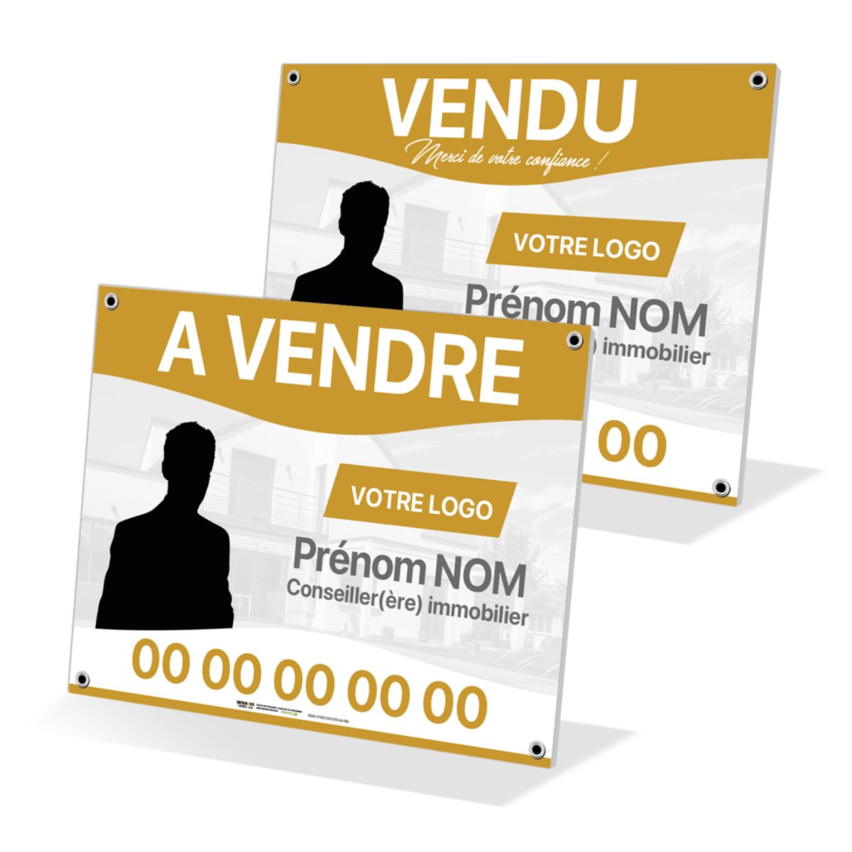 Panneau agence immobilière : Boostez votre visibilité locale au meilleur prix
