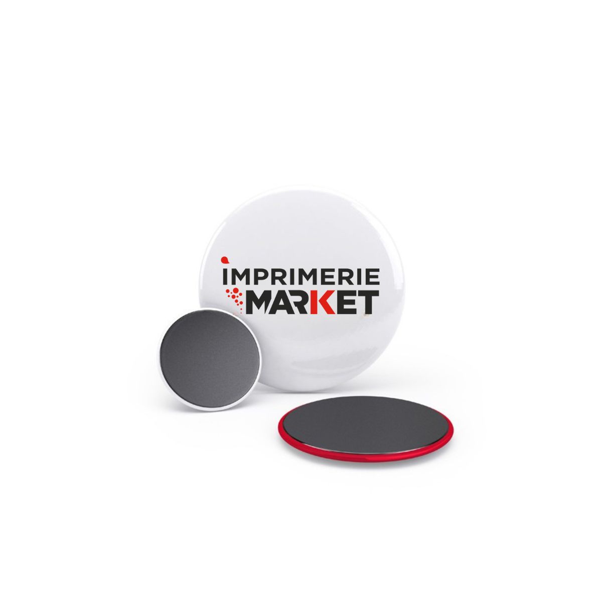 Magnet Rond Personnalisé pour Entreprise & Frigo pas cher
