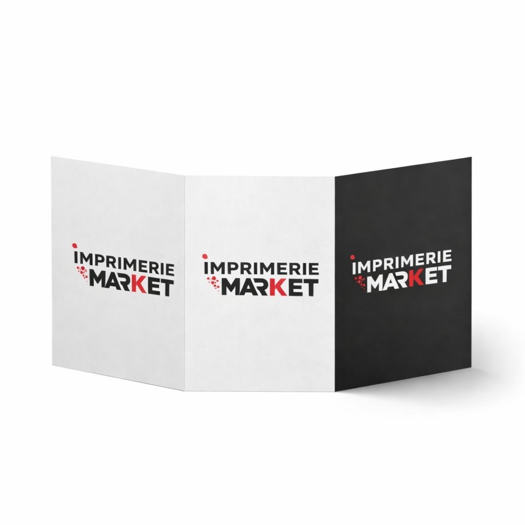 Imprimez vos dépliants 6 pages format portefeuille (A4 fermé). Longueur 89cm ouvert. Papier couché brillant 135g-300g. Qualité pro et prix directs.