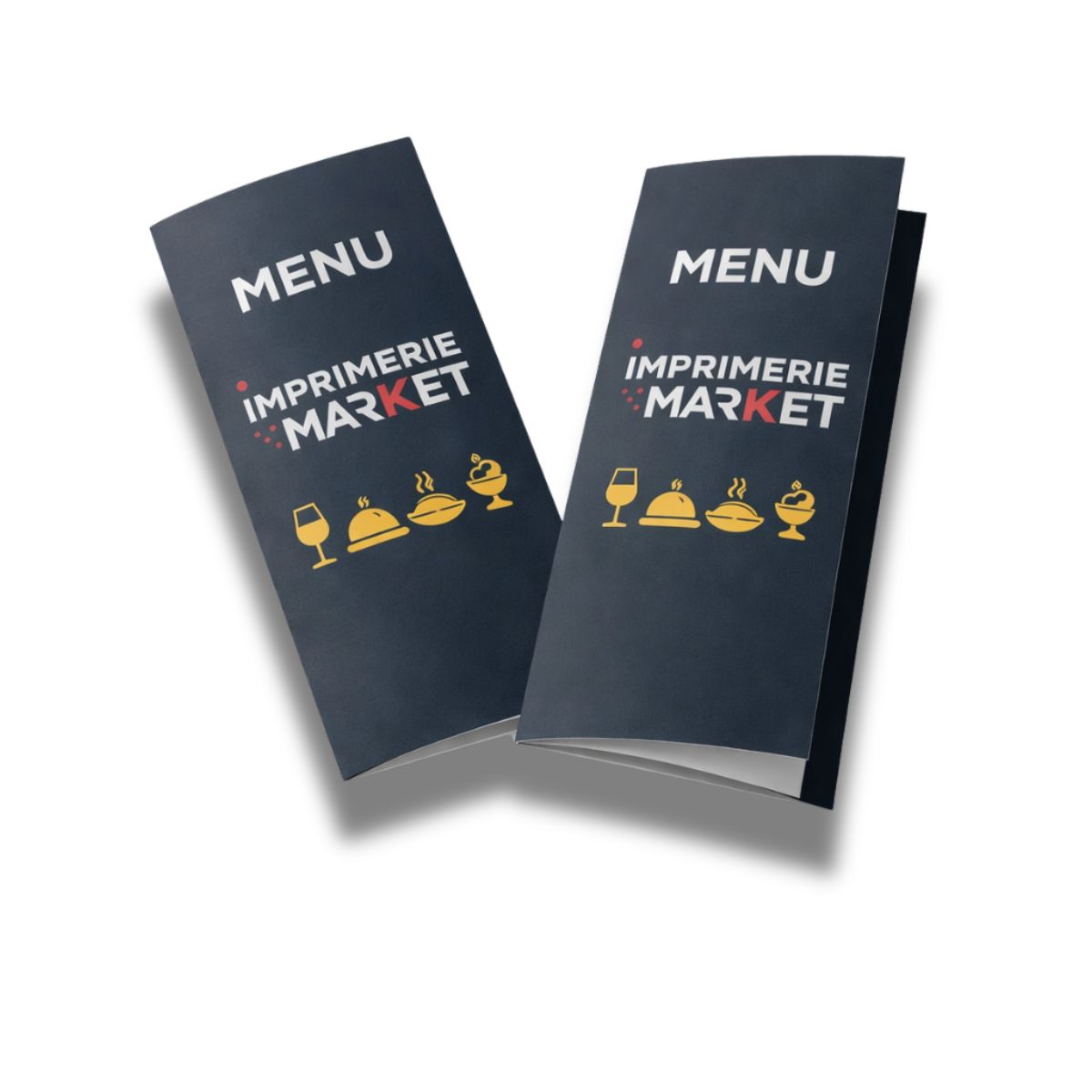 Menu Restaurant 3 Volets 10x21 cm