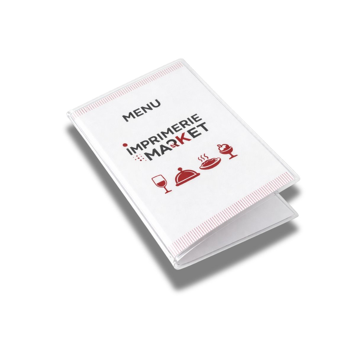 Menu de Restaurant Plastifié 4 Pages (2 Volets) A5
