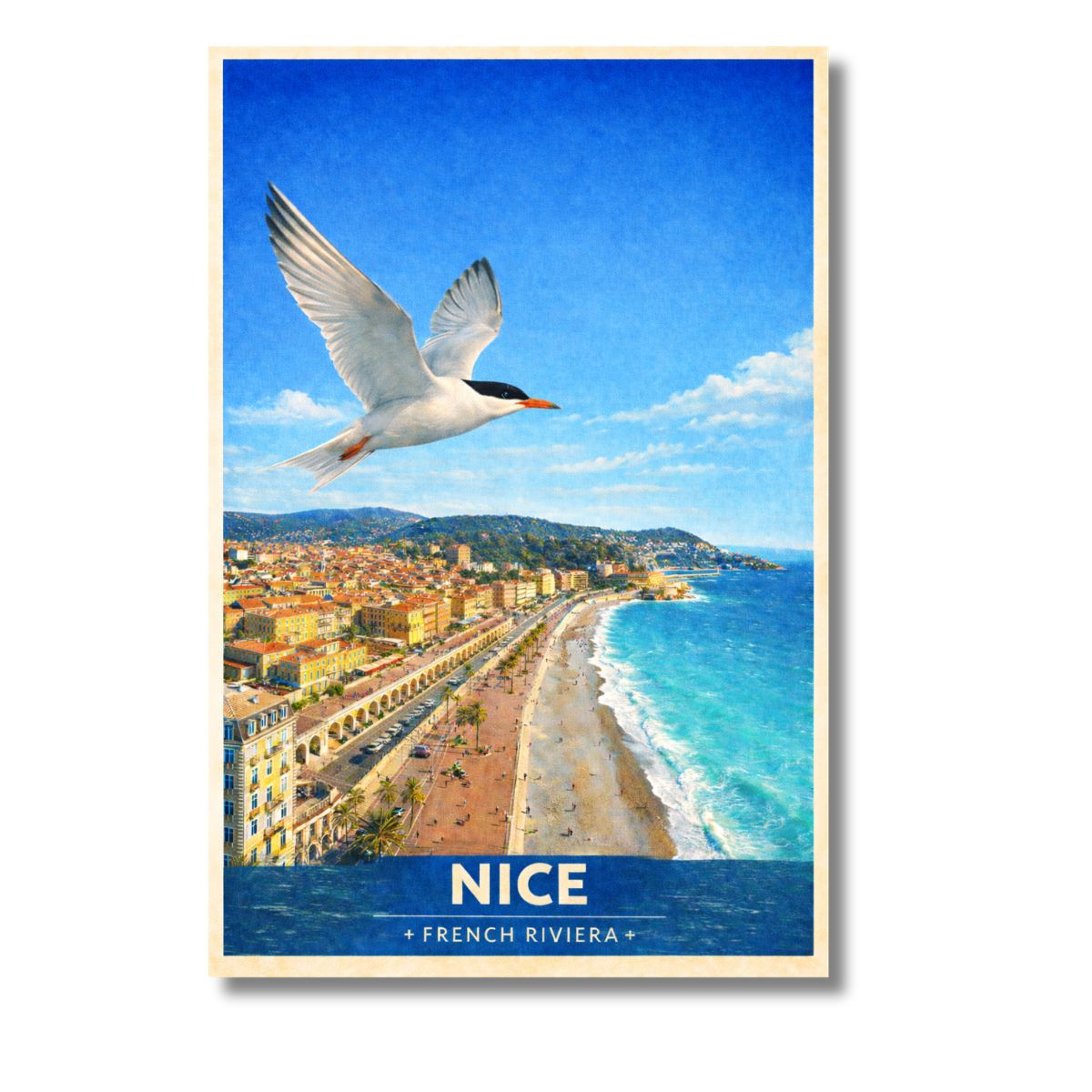 Affiche NICE – French Riviera, Poster décoration Nice
