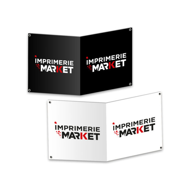 Pack Visibilité Totale : Votre Panneau Immobilier en V à Paris avec Création Graphique incluse